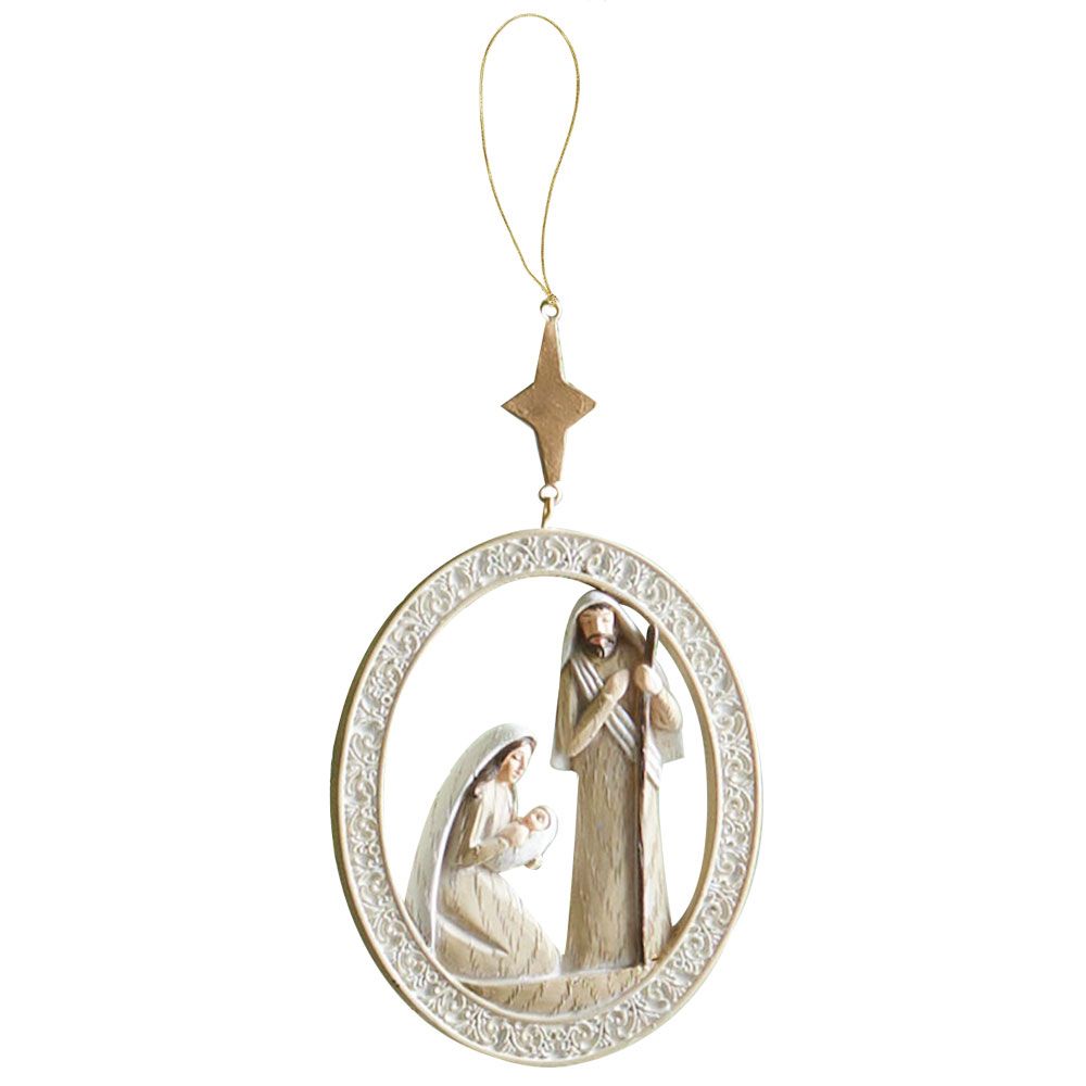 Holy Family Sleep in Heavenly Peace Ornament (DB)