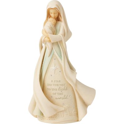 Mary with Baby, Star Led the Way Figurine 7&quot; tall