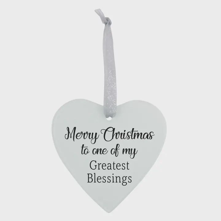 Glass Ornament Merry Christmas To One of