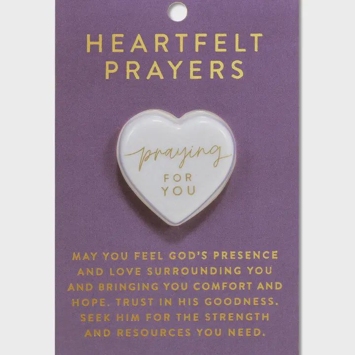 Heart Stone Card Heartfelt Prayers
