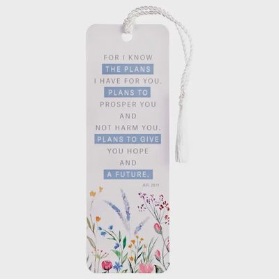 Tassel Bookmark Floral For I Know Plans