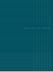 Called to Serve Missionary Hardcover Journal (Navy)