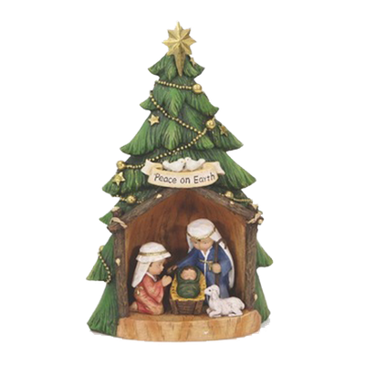 Peace on Earth Christmas Tree  (11 Inches)