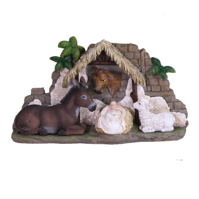 Baby Jesus with Animals Nativity