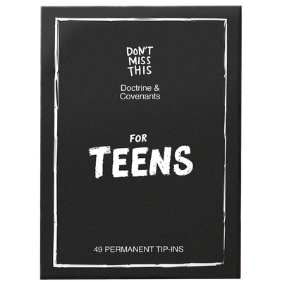 Don't Miss This Doctrine and Covenants Tip-In Set for Teens