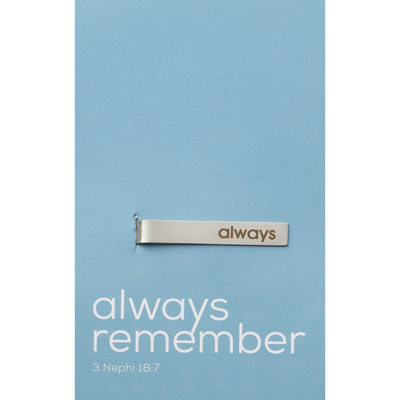 Always Remember Tie Bar