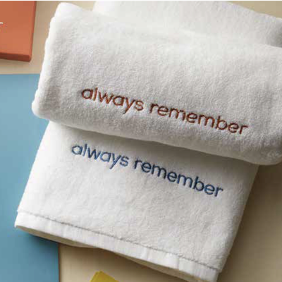 Always Remember Baptism Towel