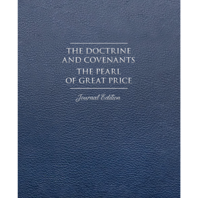The Doctrine and Covenants and Pearl of Great Price, Journal Edition, Faux Leather Unlined (No Index)