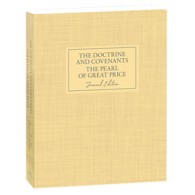 The Doctrine and Covenants and Pearl of Great Price, Journal Edition, Yellow Unlined