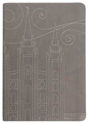 Stitched Temple Journal, Color: Gray