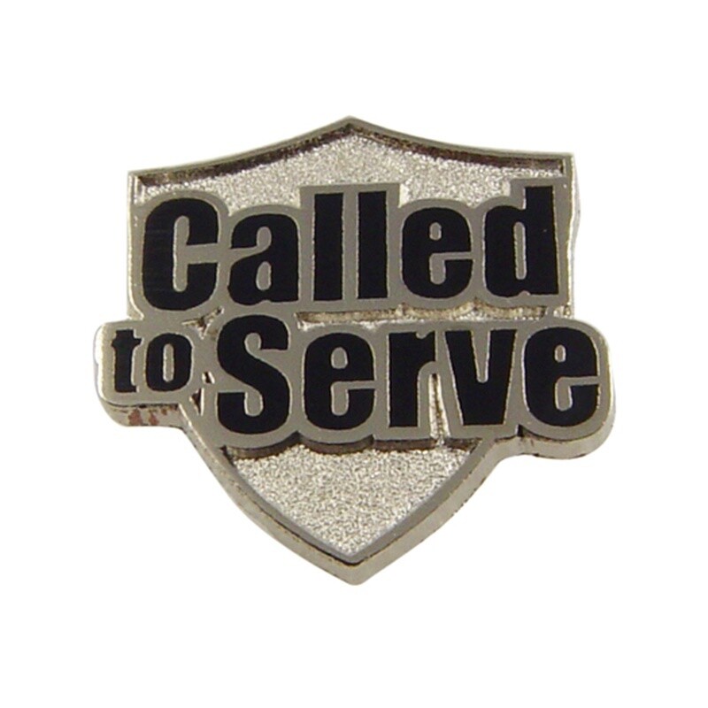 Called to Serve Silver Finish, Pin / Tie Tac,
