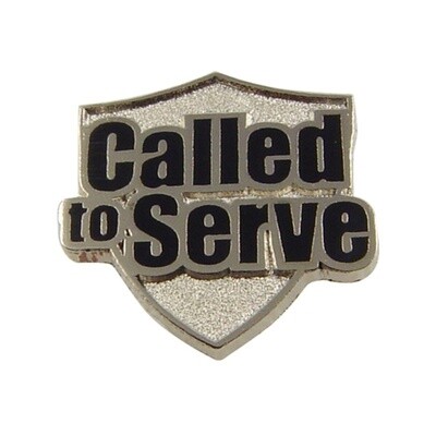 Called to Serve Silver Finish, Pin / Tie Tac,