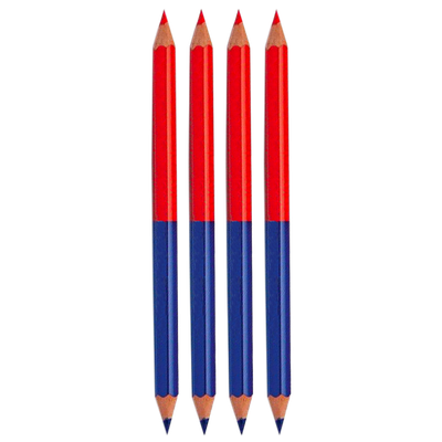Pencil 4 pack Red/blue scripture marker