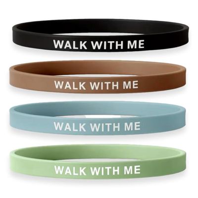Walk with Me 2026 LDS Youth Theme Silicone Bracelets