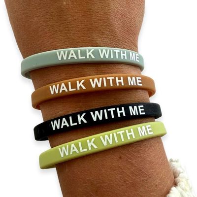 Walk with Me 2026 LDS Youth Theme Silicone Bracelets