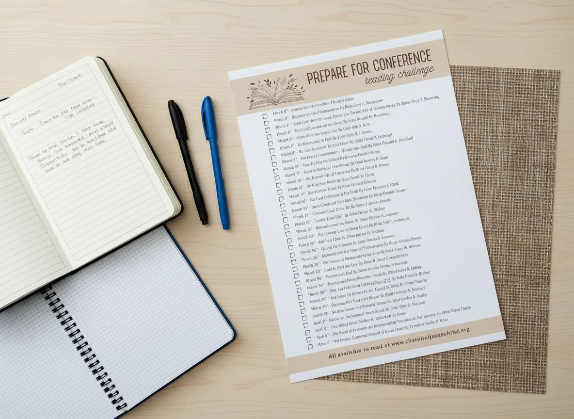 Prepare for  Conference Reading Challenge