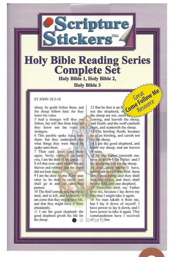 Scripture Stickers - Holy Bible Complete Set