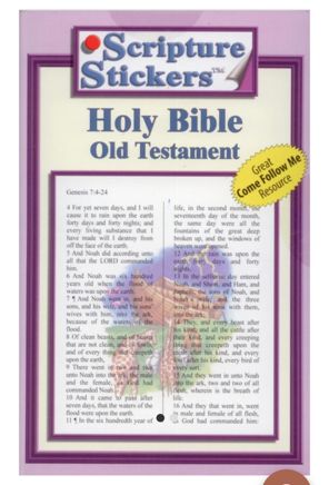 Scripture Stickers - Holy Bible Old Testament