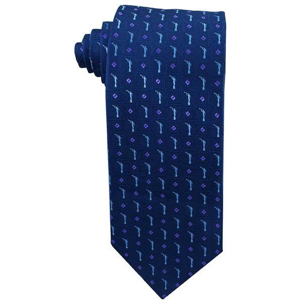 Navy Angel Moroni Men's Tie