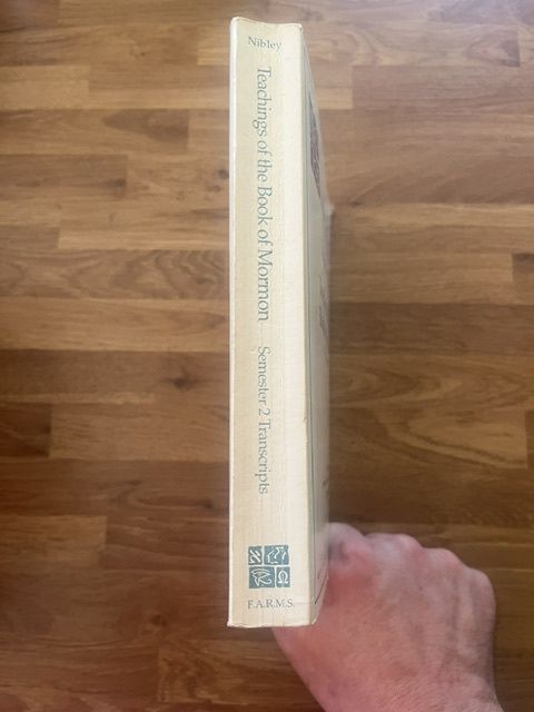 ***PRELOVED/SECOND HAND*** Teachings of the Book of Mormon, Semester 2. Hugh W. Nibley
