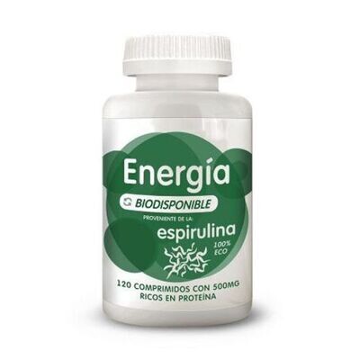 nergia biodisponible espirulina 500 mg 120 comp