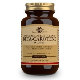 Beta caroteno 100% natural (7mg.) 60 perlas