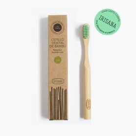 Cepillo dental bambú kids verde irisana