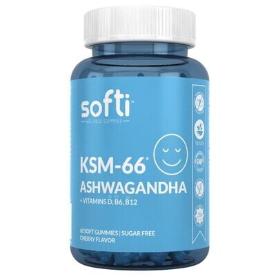 KSM-66 ASHWAGANDHA (GUMMIES)
Softi | Wellness Gummies