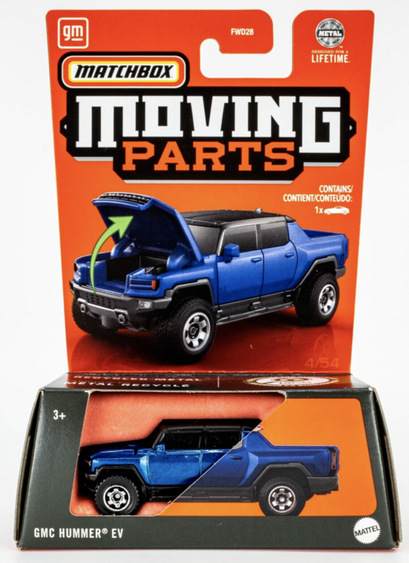 Matchbox GMC Hummer EV Moving Parts