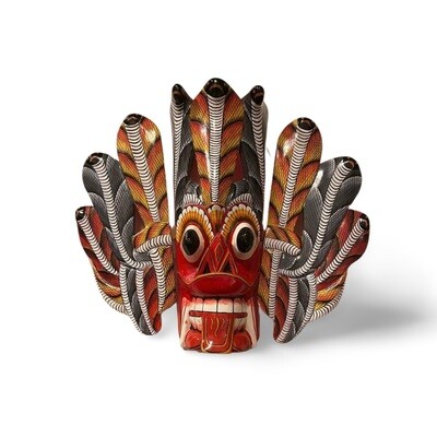 Traditional Wooden Mask -Naga Raksha