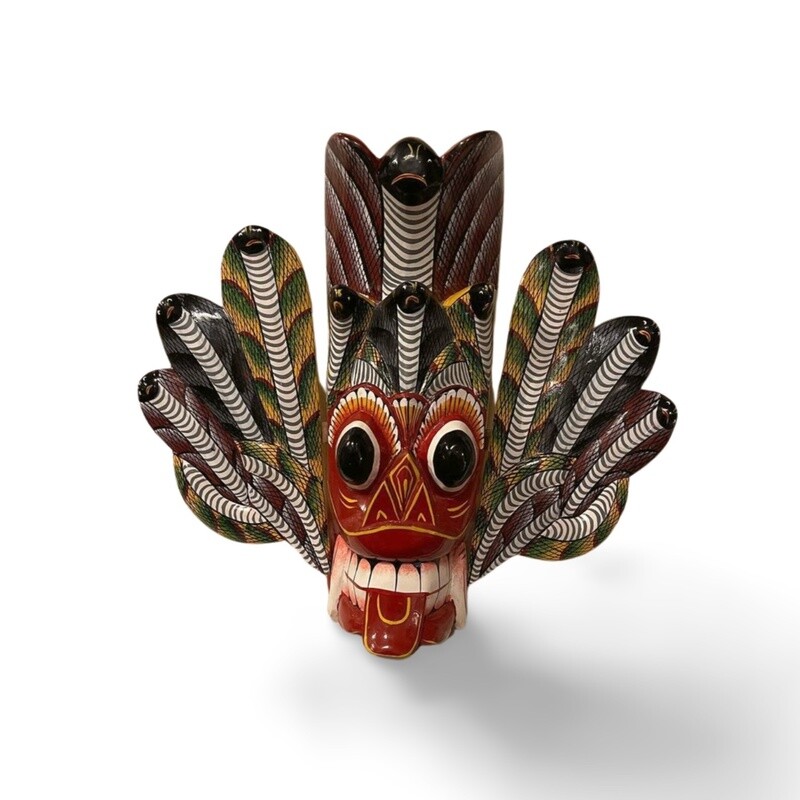 Traditional Wooden Mask -Naga Raksha

