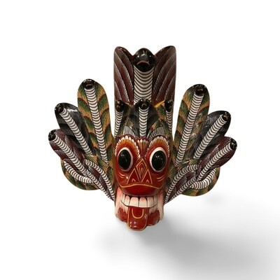 Traditional Wooden Mask -Naga Raksha