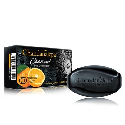Charcoal Brilliance: Chandanalepa Deep Cleansing Facial Soap