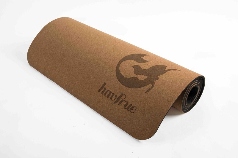 Double-Sided Cork Yoga Mat - Cork &amp; TPE Mixed Material

