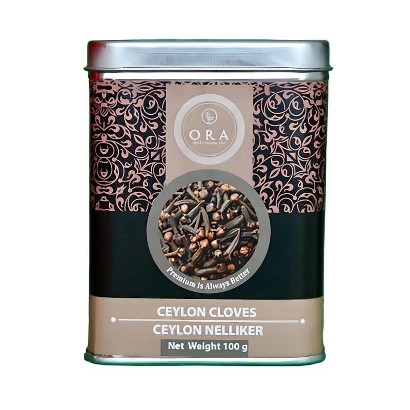 Premium Ceylon Cloves - 100g in Elegant Metal Tin
