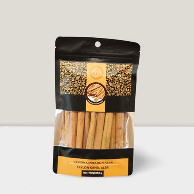 Premium True Ceylon Alba cinnamon sticks the best authentic taste from Sri Lanka 50g