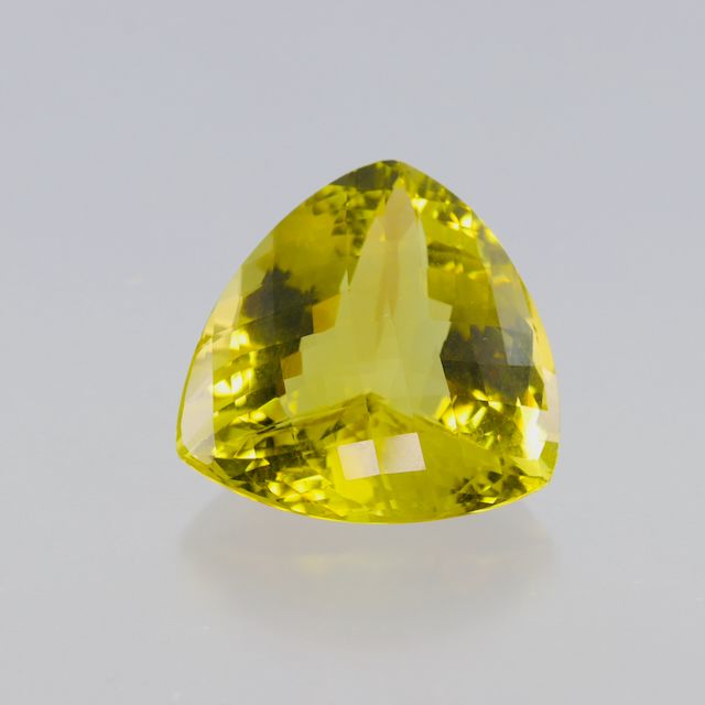 Natural Lemon Quartz 92.6 Ct Trillion Cut – Eye Clean Gemstone from Sri Lanka