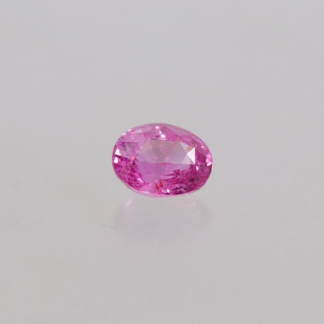 Natural Vivid Pink Sapphire 3.00ct Untreated Oval Gemstone Sri Lanka Origin Certified by Guild