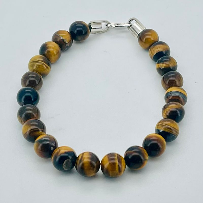 tigers eye bracelet tiger eye gemstone jewelry natural tiger eye bracelet healing crystal bracelet