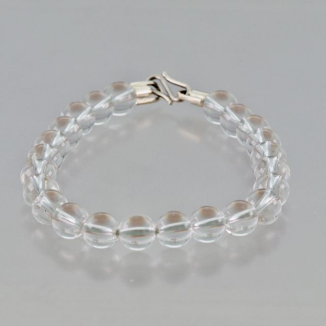 White Quartz Healing Bracelet – Handmade Energy &amp; Clarity Jewelry spiritual growth jewelry chakra balancing bracelet 