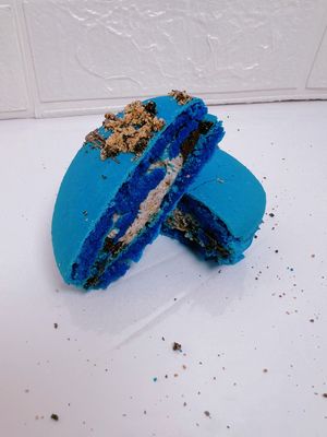 Jumbo Cookie Monster Macaron
