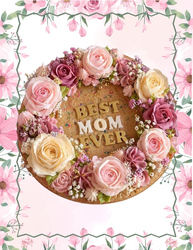 🍪 Mother’s Day Mini Cookie Cake 💕