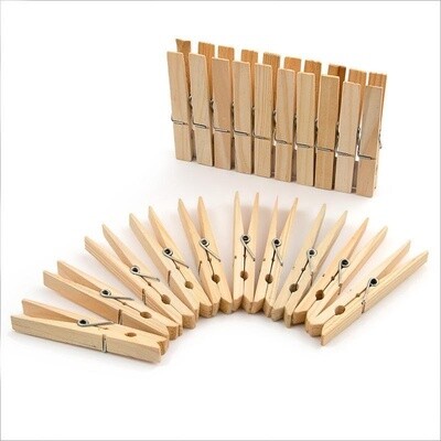 Bamboo Pegs - 20 Pack