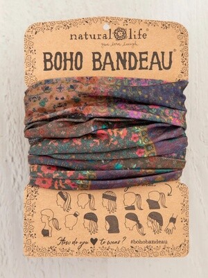 Boho Bandeau - Dark Patchwork
