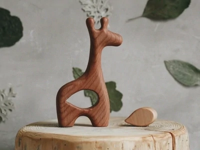 Wooden Mini Giraffe Puzzle - Mona