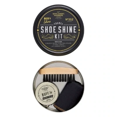 Travel Shoe Shine Kit