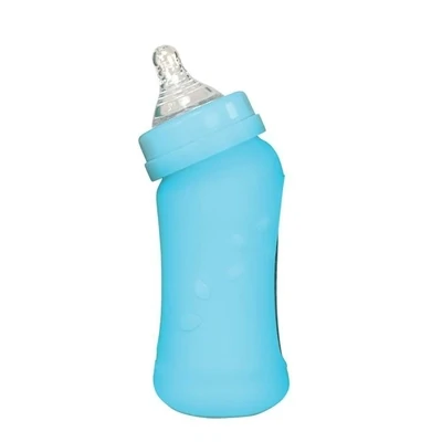 Baby Bottle Made From Glass With Silicone Cover - 0 months+