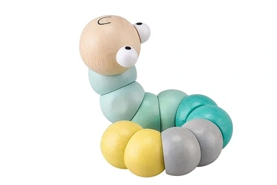 Calm & Breezy Wooden Wiggly Worm - Various
