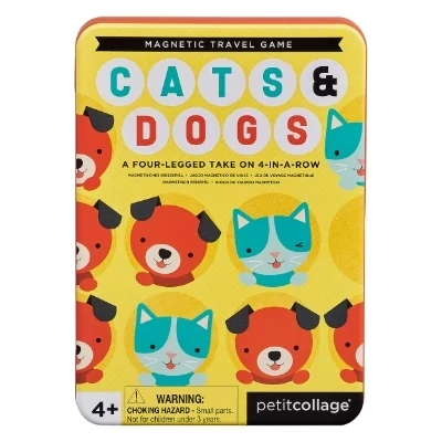 Cats & Dogs Magnetic Travel Game (4-in-a-row)