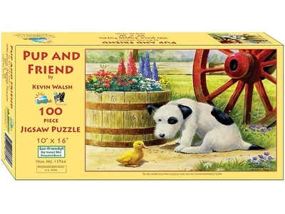 Jigsaw 100pc - Pup & Friend